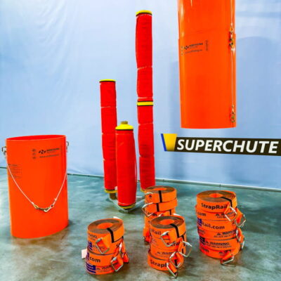 Orange Superchutes and other products.
